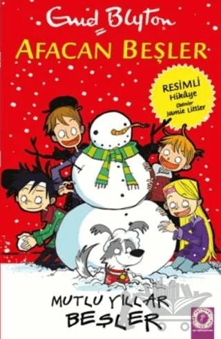 Afacan Beşler - Mutlu Yıllar Beşler – Enid Blyton – Artemis Yayınları kitap kapağı