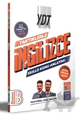 YDT Taktiklerle İngilizce Skills Konu Anlatımı – Murat Gültekin, Osman Yunus Özer – Benim Hocam Yayınları kitap kapağı