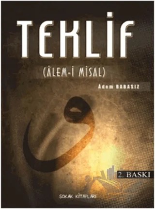 Teklif – Adem Babasız – Sokak Kitapları Yayınları kitap kapağı