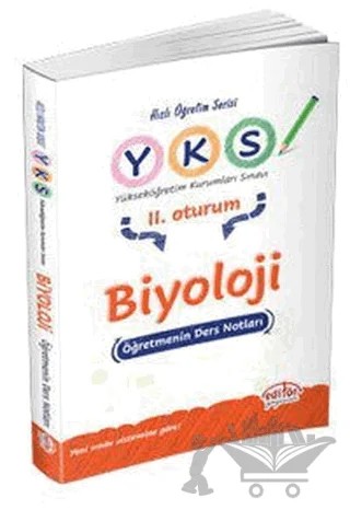 YKS 2. Oturum Biyoloji Öğretmenin Ders Notları – Kolektif – Editör Yayınevi kitap kapağı