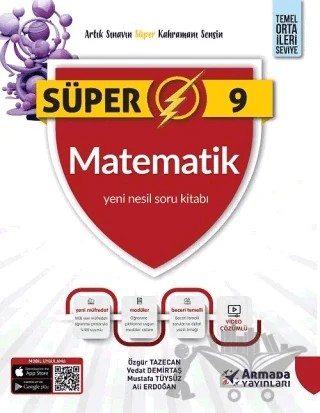 9. Sınıf Matematik Süper Soru Bankası – Özgür Tazecan, Barış Tazecan – Armada Yayınları kitap kapağı