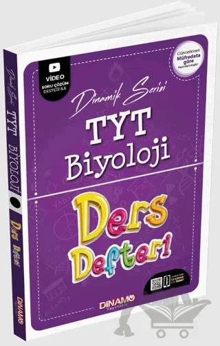 2024 TYT Biyoloji Ders Defteri – Kolektif – Dinamo Yayınları kitap kapağı