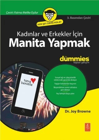 Kadınlar ve Erkekler için Manita Yapmak for Dummies- Dating for Dummies – Joy Browne – Dummies kitap kapağı