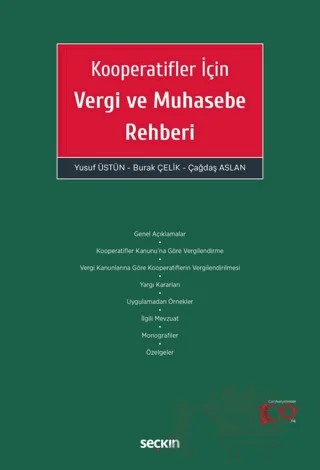 Kooperatifler İçin Vergi ve Muhasebe Rehberi – Yusuf Üstün, Burak Çelik, Çağdaş Aslan – Seçkin Yayıncılık kitap kapağı