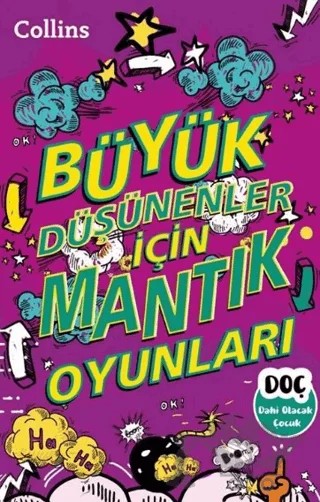 Büyük Düşünenler için Mantık Oyunları – Collins – Dahi Olacak Çocuk Yayınları kitap kapağı