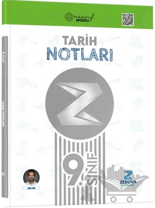 Soner Ardıç 9. Sınıf Maarif Modeli Tarih Notları – Soner Ardıç – Zeduva Yayınları kitap kapağı