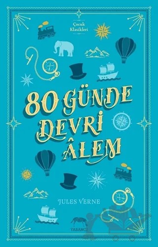 80 Günde Devri Alem – Jules Verne – Yabancı Yayınları kitap kapağı