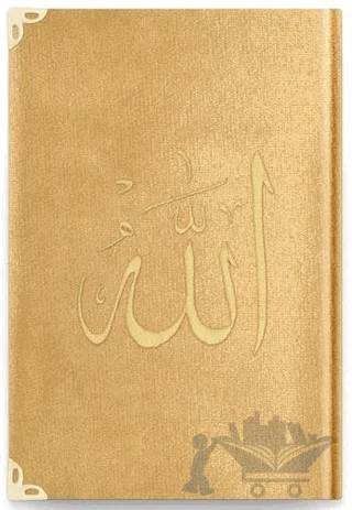 Hafız Boy Kadife Kur'an-ı Kerim (Altın, Nakışlı, Yaldızlı) - 1036 Gold – Kolektif – Hayrat Neşriyat kitap kapağı
