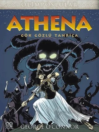 Athena - Olimposlular – George O'Connor – 1001 Çiçek Kitaplar kitap kapağı