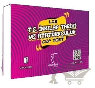 LGS Cep Test T.C. İnkılap Tarihi ve Atatürkçülük – Kolektif – Karekök Yayıncılık kitap kapağı