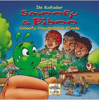 İki Kafadar Smoofy ve Biboo: Smoofy Haydutların Elinde – Christian Carlin – Nar Çocuk kitap kapağı