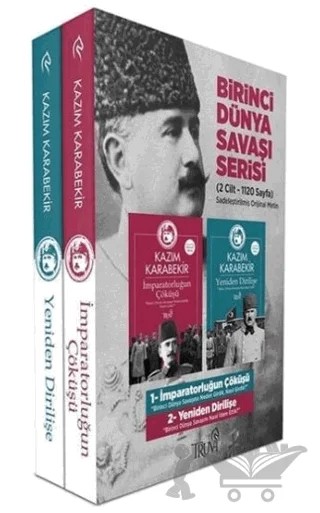 Birinci Dünya Savaşı Serisi Seti (2 Cilt - Kutusuz) – Kazım Karabekir – Truva Yayınları kitap kapağı