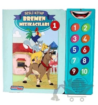 Bremen Mızıkacıları - Sesli Kitap 1 – Grimm Kardeşler – Smarteach kitap kapağı