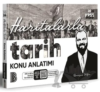 2026 Haritalarla Tarih Konu Anlatımı – Ramazan Yetgin – Benim Hocam Yayınları kitap kapağı
