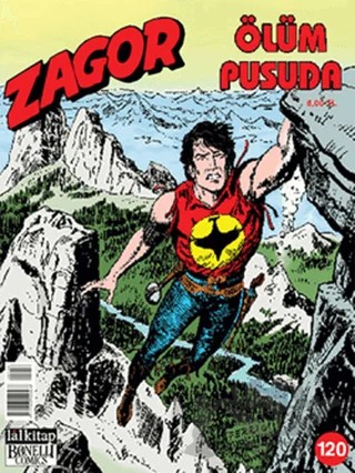 Zagor Sayı: 120 Ölüm Pusuda – Lal Kitap kitap kapağı
