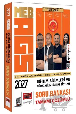 2027 MEB-AGS Eğitim Bilimleri ve Türk Milli Eğitim Sistemi Tamamı Çözümlü Soru Bankası