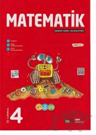4. Sınıf Matematik Kazanım Odaklı Çalışma Kitabı – Kolektif – SBM Yayıncılık kitap kapağı
