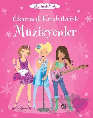 Çıkartmalı Kıyafetleriyle Müzisyenler – Lucy Beckett Bowman – İş Bankası Kültür Yayınları kitap kapağı