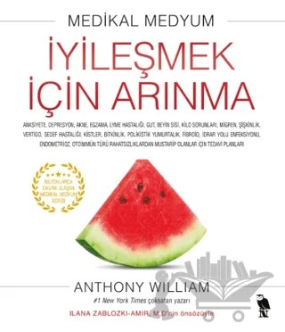 İyileşmek İçin Arınma – Anthony William – Nemesis Kitap kitap kapağı