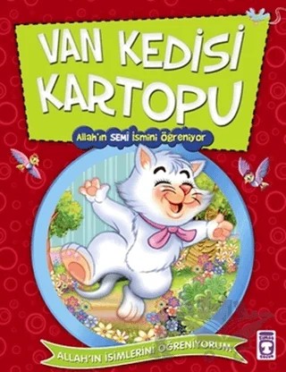 Van Kedisi Kartopu - Allah'ın Semi İsmini Öğreniyo – Nur Kutlu – Timaş Gülce Çocuk kitap kapağı