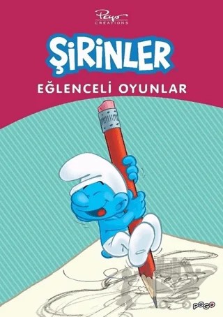 Eğlenceli Oyunlar - Şirinler – Kolektif – Pogo Çocuk kitap kapağı