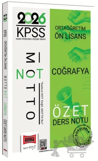 2026 KPSS Ortaöğretim Ön Lisans Motto Serisi Coğrafya Özet Ders Notu – Kolektif – Yargı Yayınevi kitap kapağı