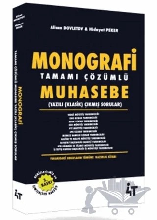 Monografi Tamamı Çözümlü Muhasebe Yazılı Sorular 4T Yayınları 2022 – Alican Dovletov, Hidayet Peker – 4T Yayınları kitap kapağı