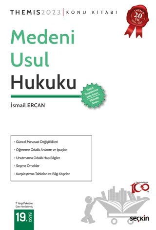 THEMIS – Medeni Usul Hukuku – İsmail Ercan – Seçkin Yayıncılık kitap kapağı