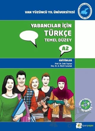 Yabancılar İçin Türkçe Temel Düzey A2 – A. Mecit Canatak, Zeki Taştan – Hiperlink Yayınları kitap kapağı