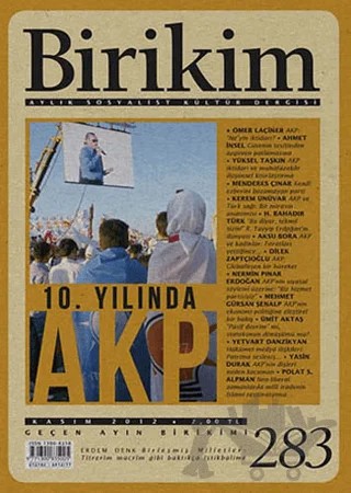 Birikim Aylık Sosyalist Kültür Dergisi Sayı: 283 – Birikim Yayınları kitap kapağı