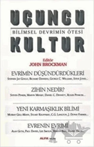 Üçüncü Kültür – John Brockman – Alfa Yayınları kitap kapağı