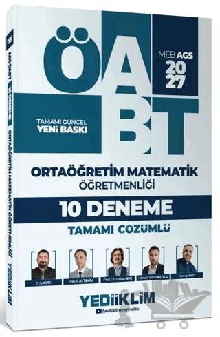 2027 MEB AGS ÖABT Ortaöğretim Matematik Öğretmenliği Tamamı Çözümlü 10 Deneme