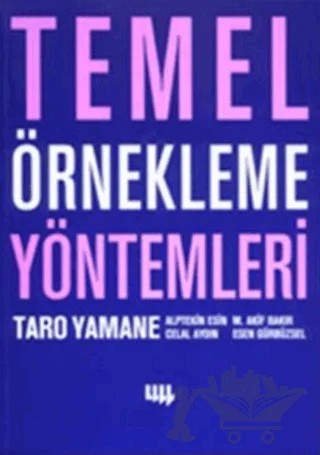 Temel Örnekleme Yöntemleri – Taro Yamane – Literatür Yayıncılık kitap kapağı