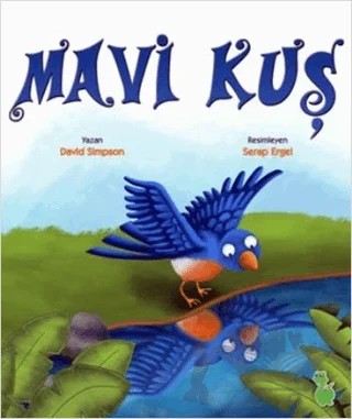 Mavi Kuş – David Simpson – Yeşil Dinozor kitap kapağı