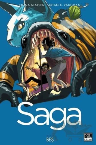 Saga Cilt: 5 – Brian K. Vaughan – Marmara Çizgi kitap kapağı