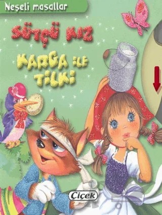 Neşeli Masallar: Sütçü Kız Kara ile Tilki – Kolektif – Çiçek Yayıncılık kitap kapağı