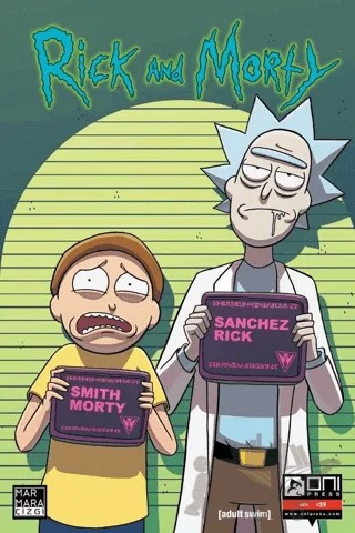 Rick and Morty 39 – Zac Gorman – Marmara Çizgi kitap kapağı