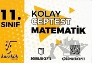 11. Sınıf Matematik Kolay Cep Test – Kolektif – Karekök Yayıncılık kitap kapağı