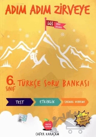 6. Sınıf Türkçe Adım Adım Zirveye Soru Bankası – Cafer Karaçam – Newton Yayınları kitap kapağı