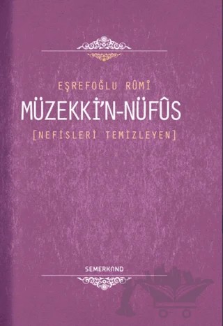Müzekki’n Nüfus – Eşrefoğlu Rumi – Semerkand Yayınları kitap kapağı