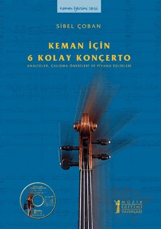 Keman İçin 6 Kolay Konçerto – Sibel Çoban – Müzik Eğitimi Yayınları kitap kapağı