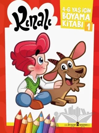 Kınalı 4 - 6 Yaş İçin Boyama Kitabı - 1 – Alp Türkbiner – Sır Katipleri kitap kapağı