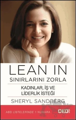 Lean In - Sınırlarını Zorla – Sheryl Sandberg – CEO Plus kitap kapağı