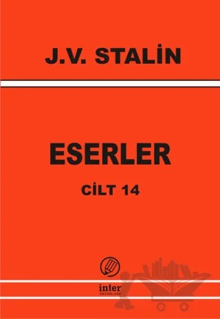 J. V. Stalin Eserler Cilt 14 – Josef V. Stalin – İnter Yayınları kitap kapağı