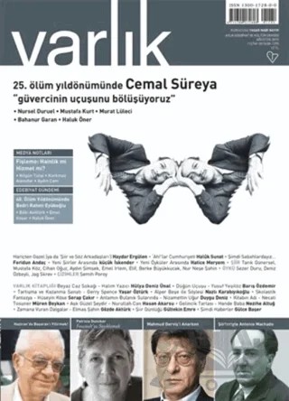 Varlık Edebiyat ve Kültür Dergisi Sayı: 1295 Ağustos 2015 – Varlık Dergisi Yayınları kitap kapağı