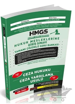 HMGS Kampı Ceza Hukuku Ceza Yargılama Usulü Soru Bankası – Olcay Aslan – Savaş Yayınevi kitap kapağı