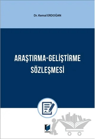 Araştırma - Geliştirme Sözleşmesi – Kemal Erdoğan – Adalet Yayınevi kitap kapağı