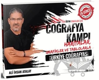 Tüm ÖSYM Sınavları için Coğrafya Kampı Haritalar Grafikler ve Tablolarla Türkiye Coğrafyası – Ali İhsan Atalay – Pelikan Tıp Teknik Yayıncılık kitap kapağı