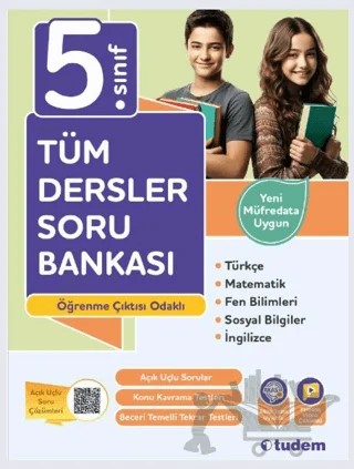 5. Sınıf Tüm Dersler Soru Bankası – Kollektif – Tudem Yayınları - Bayilik kitap kapağı