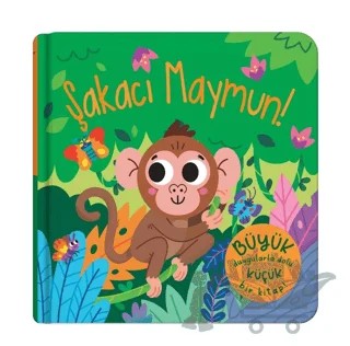 Parmak Kuklalı Kitap – Şakacı Maymun – Kolektif – İndigo Çocuk kitap kapağı